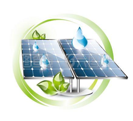 卡通太阳能产品矢量素材